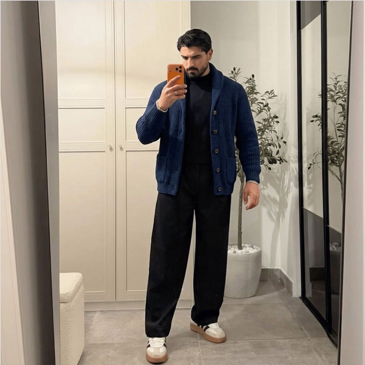 Cardigan Masculino de Tricot