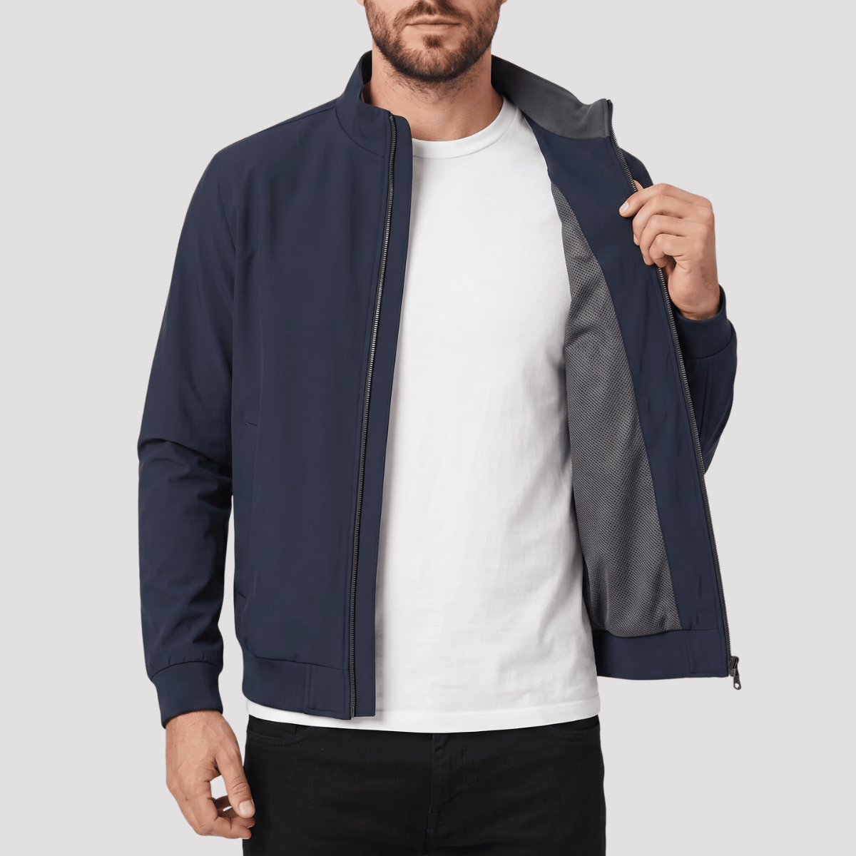 Jaqueta Bomber Masculina com Zíper