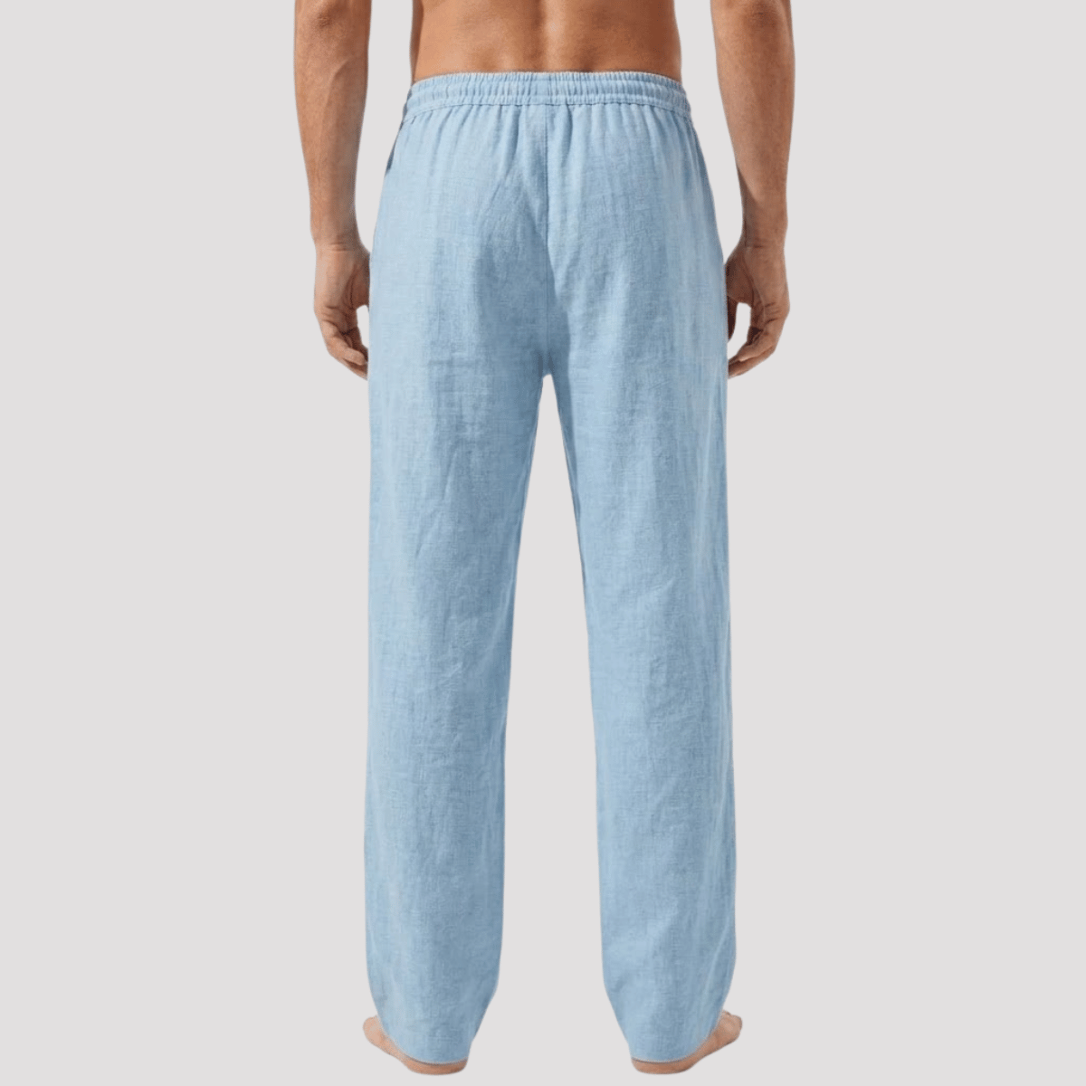 Calça de linho Masculina reta