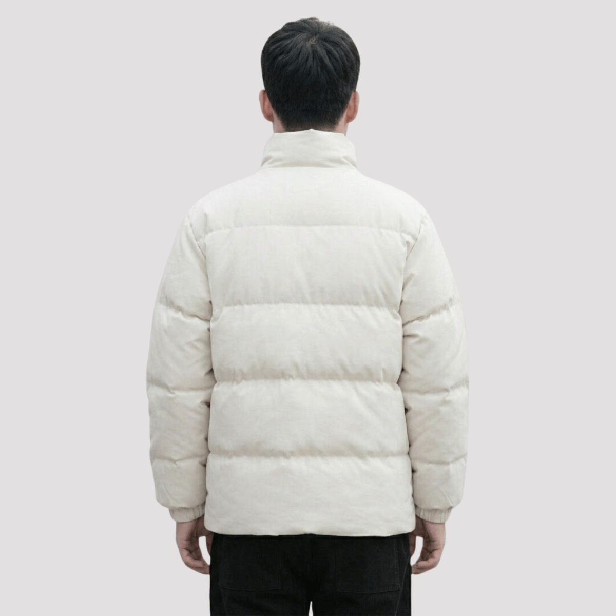 Jaqueta Masculina Puffer com Ziper