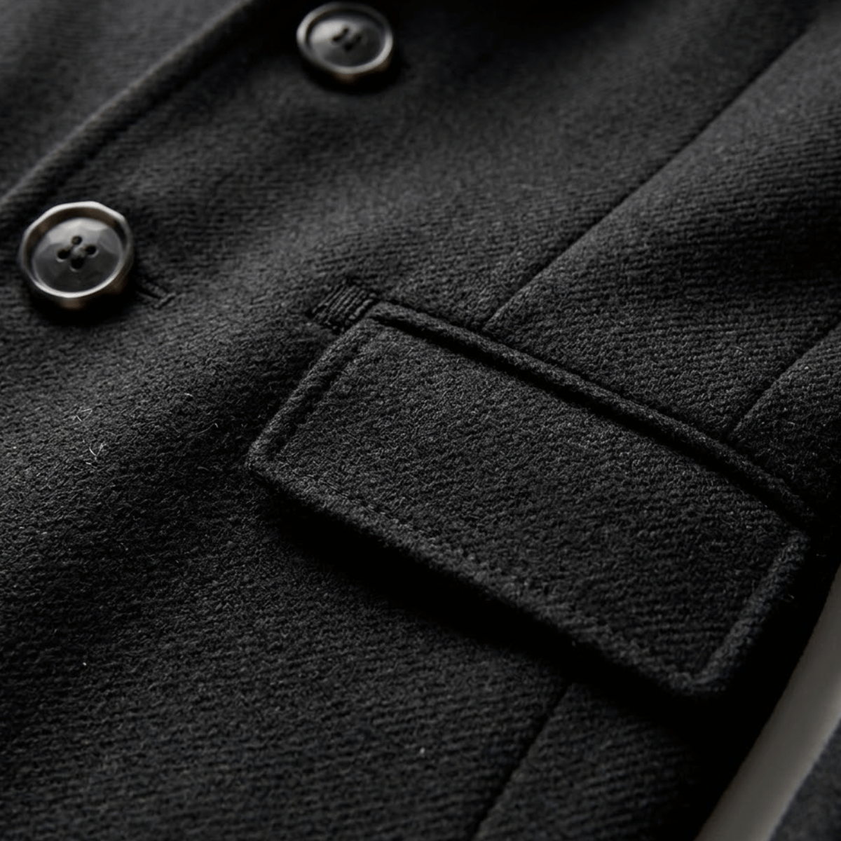 Sobretudo Masculino Longo Elegante