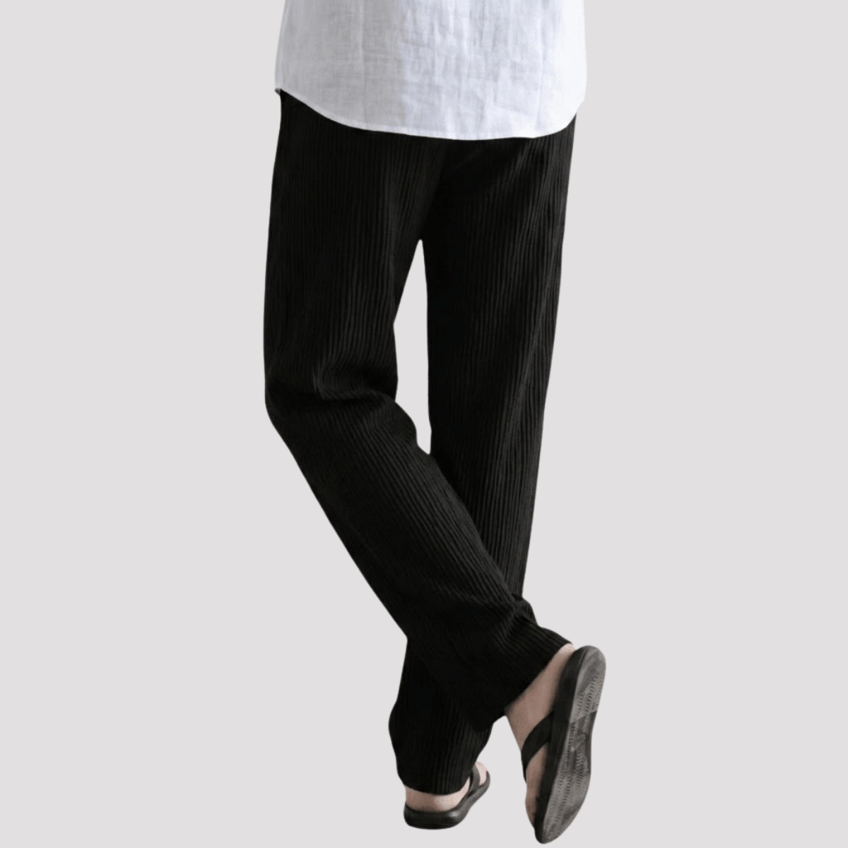 Calça de linho Masculina Slim Mônaco