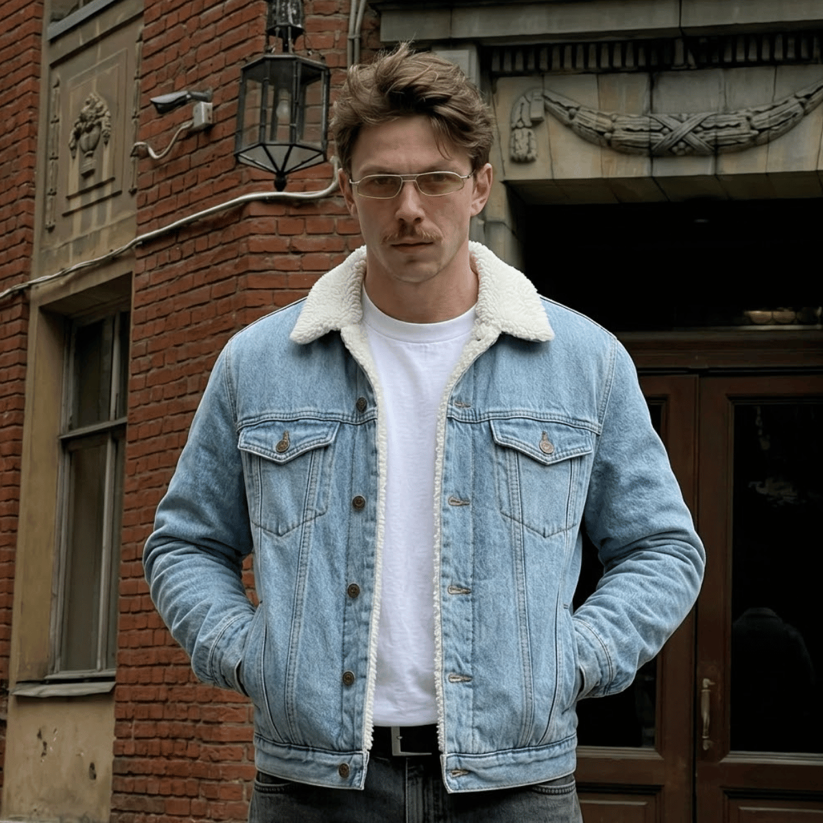 Jaqueta Jeans Masculina Forrada