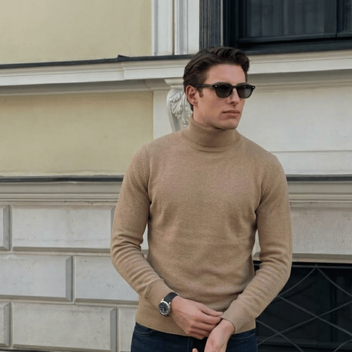 Suéter Masculino de Gola Alta