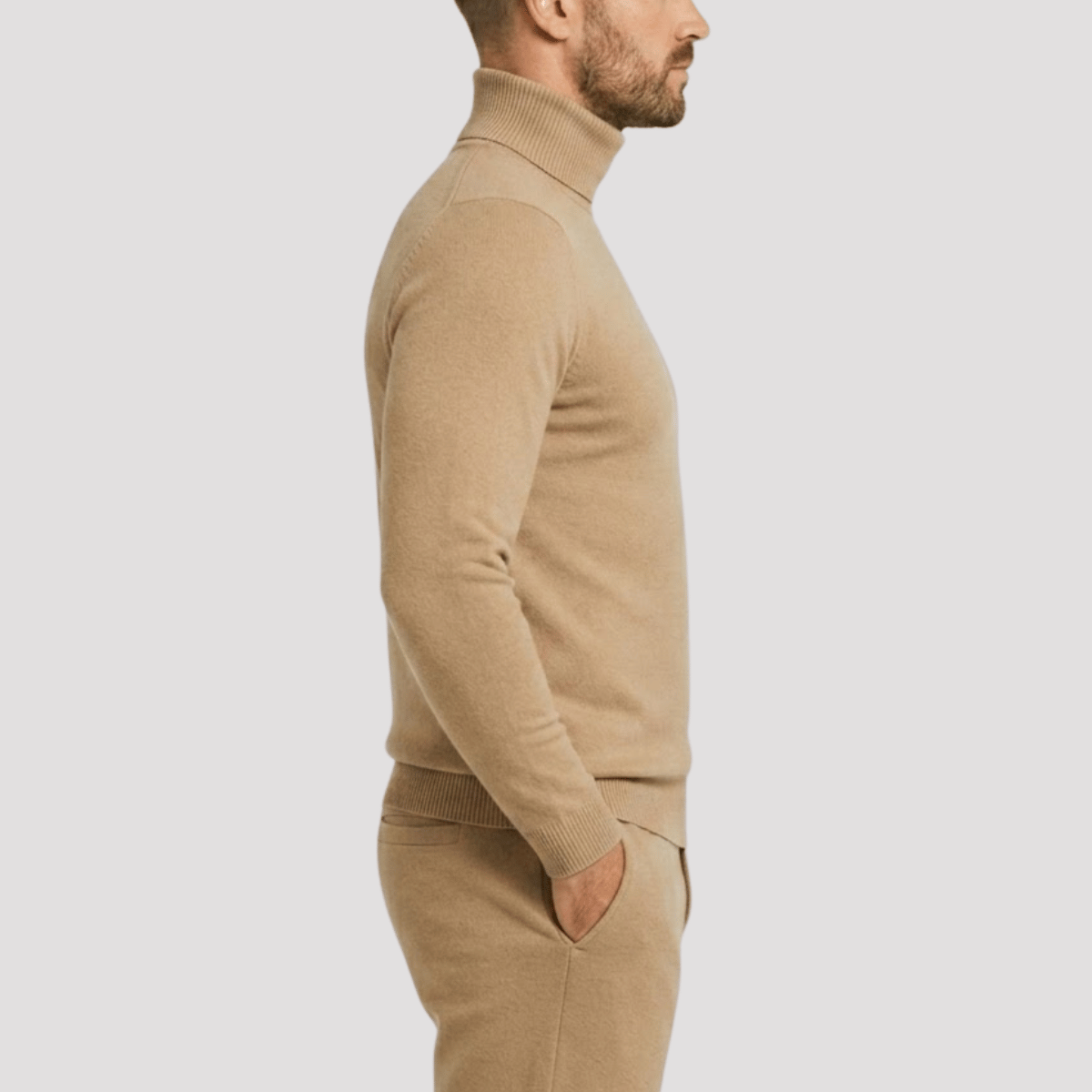 Suéter Masculino de Gola Alta