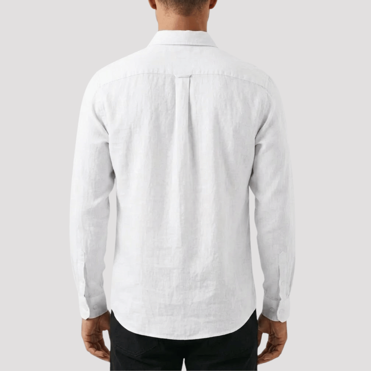 Camisa de Linho Masculina Manga Longa