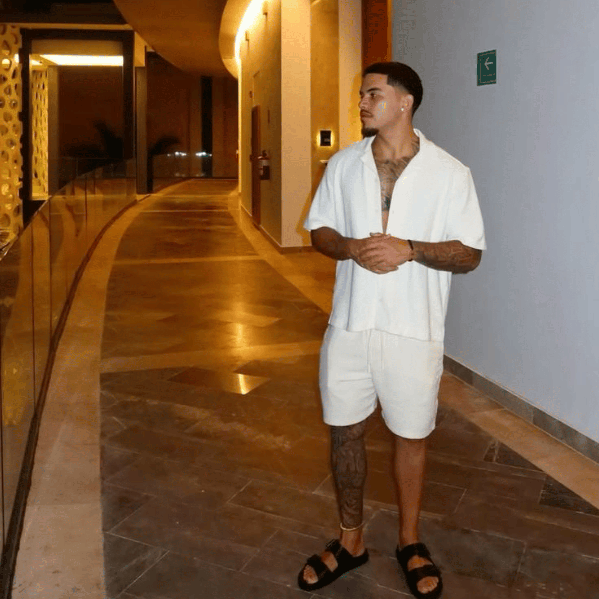 Bermuda de Linho Masculina Branca