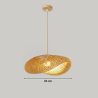 Lustre Bambu Tianjin - medidas: Diâmetro 33cm