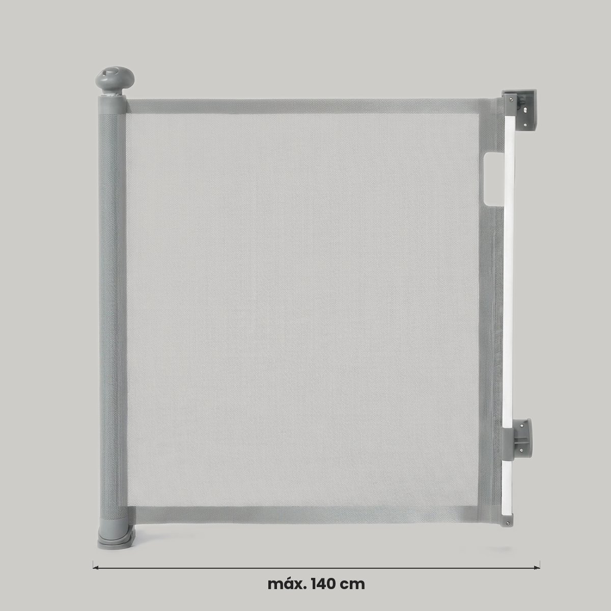 Portão de Segurança Retrátil 140cm - medidas: Largura máx. 140cm