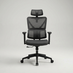 Cadeira Gamer Ergonômica Reclinável - vista frontal em fundo neutro