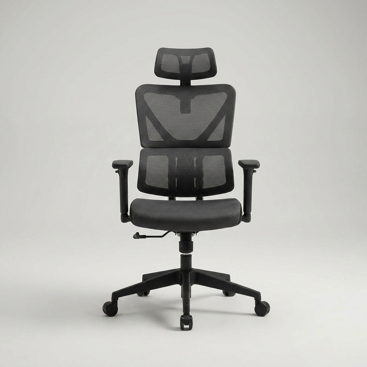 Cadeira Gamer Ergonômica Reclinável - vista frontal em fundo neutro