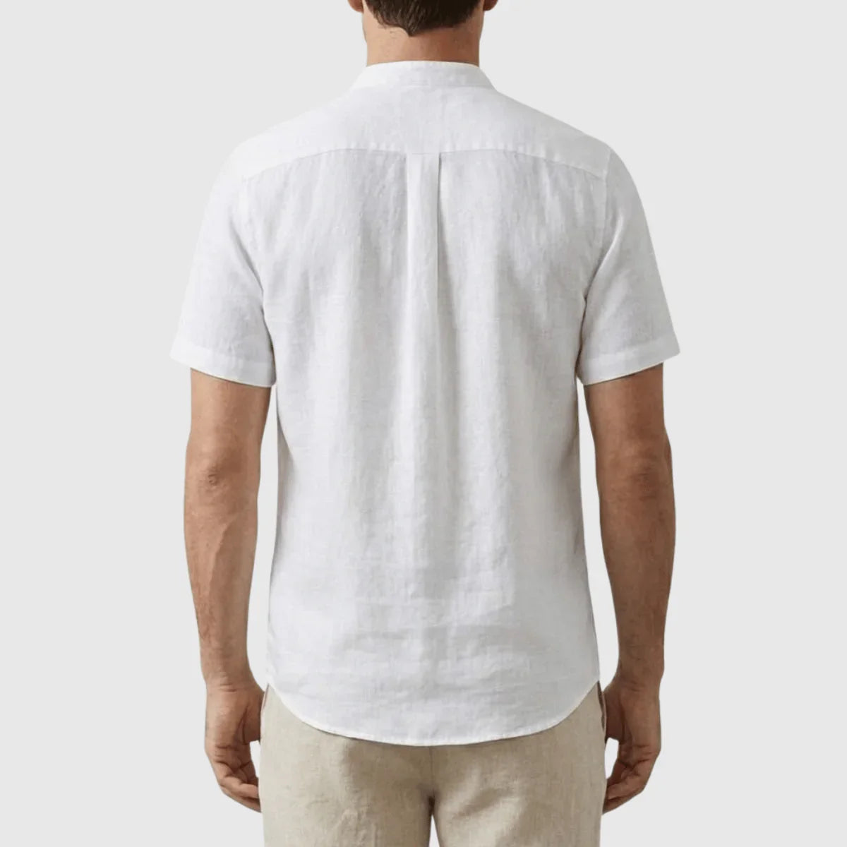 Camisa Henley Masculina com Bolso