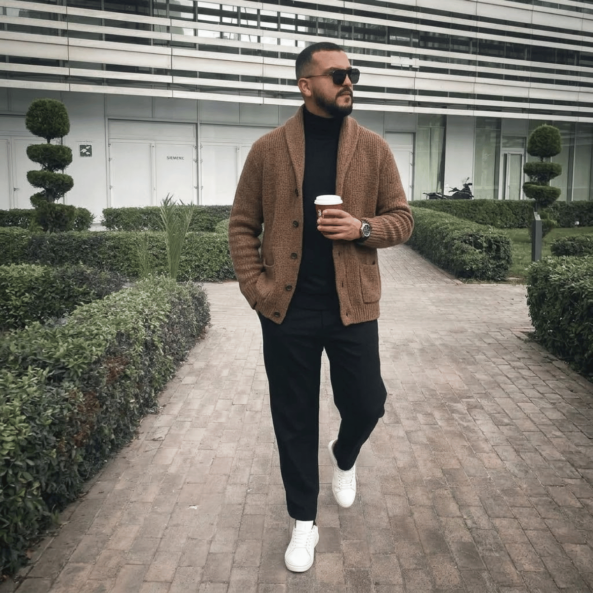 Cardigan Masculino de Tricot