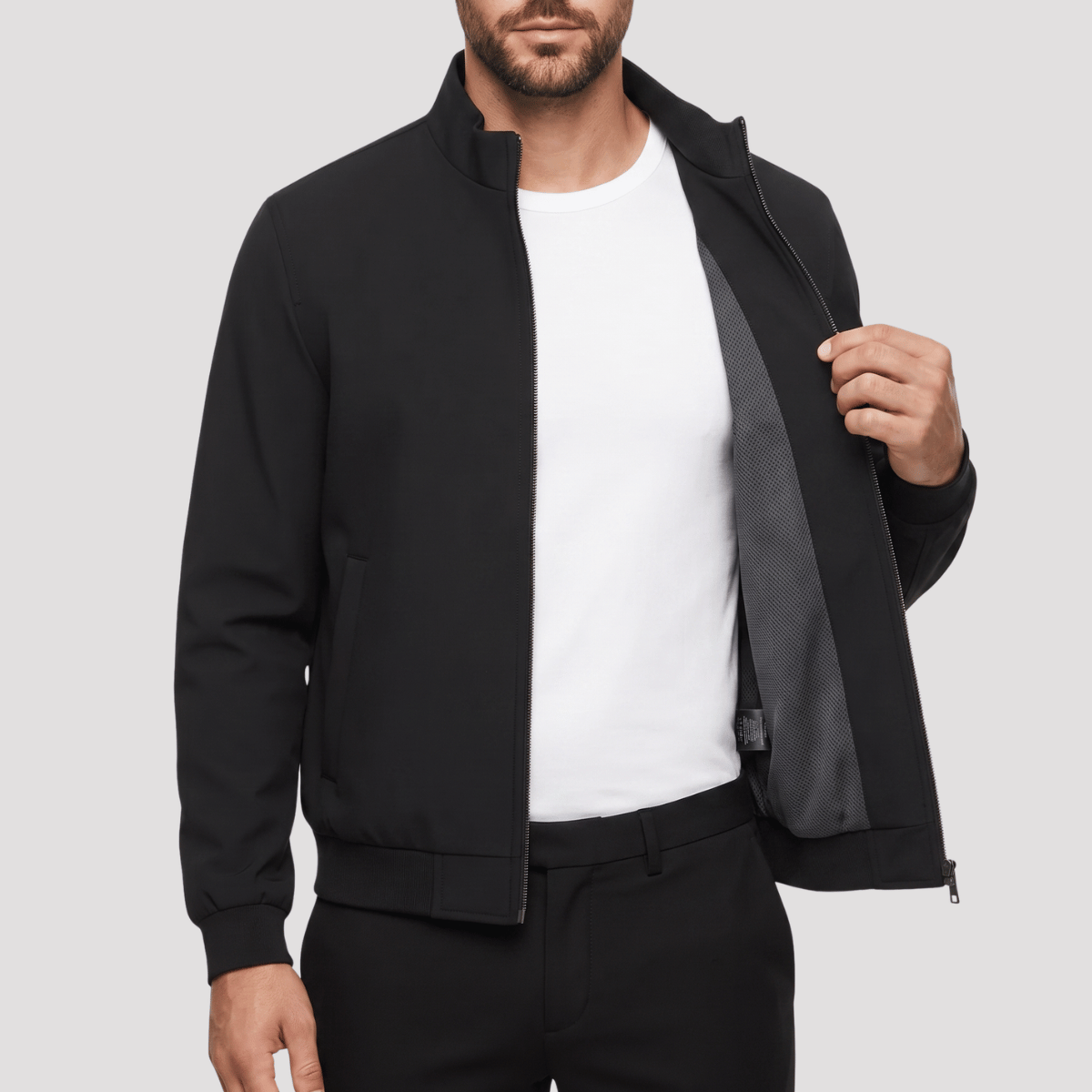 Jaqueta Bomber Masculina com Zíper