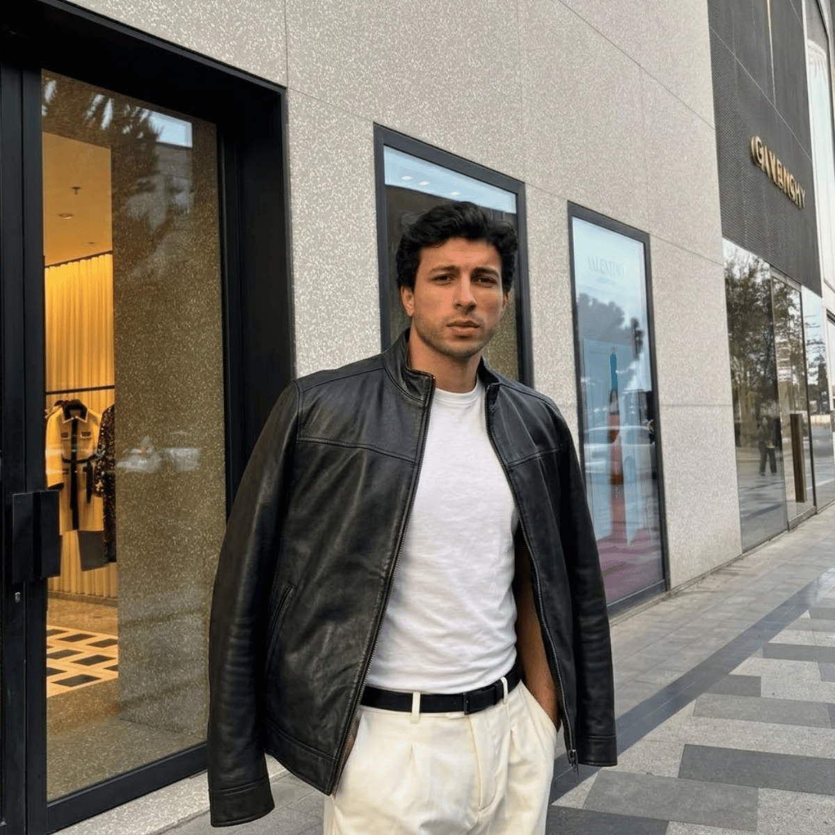 Jaqueta Masculina Motoqueiro com Zíper