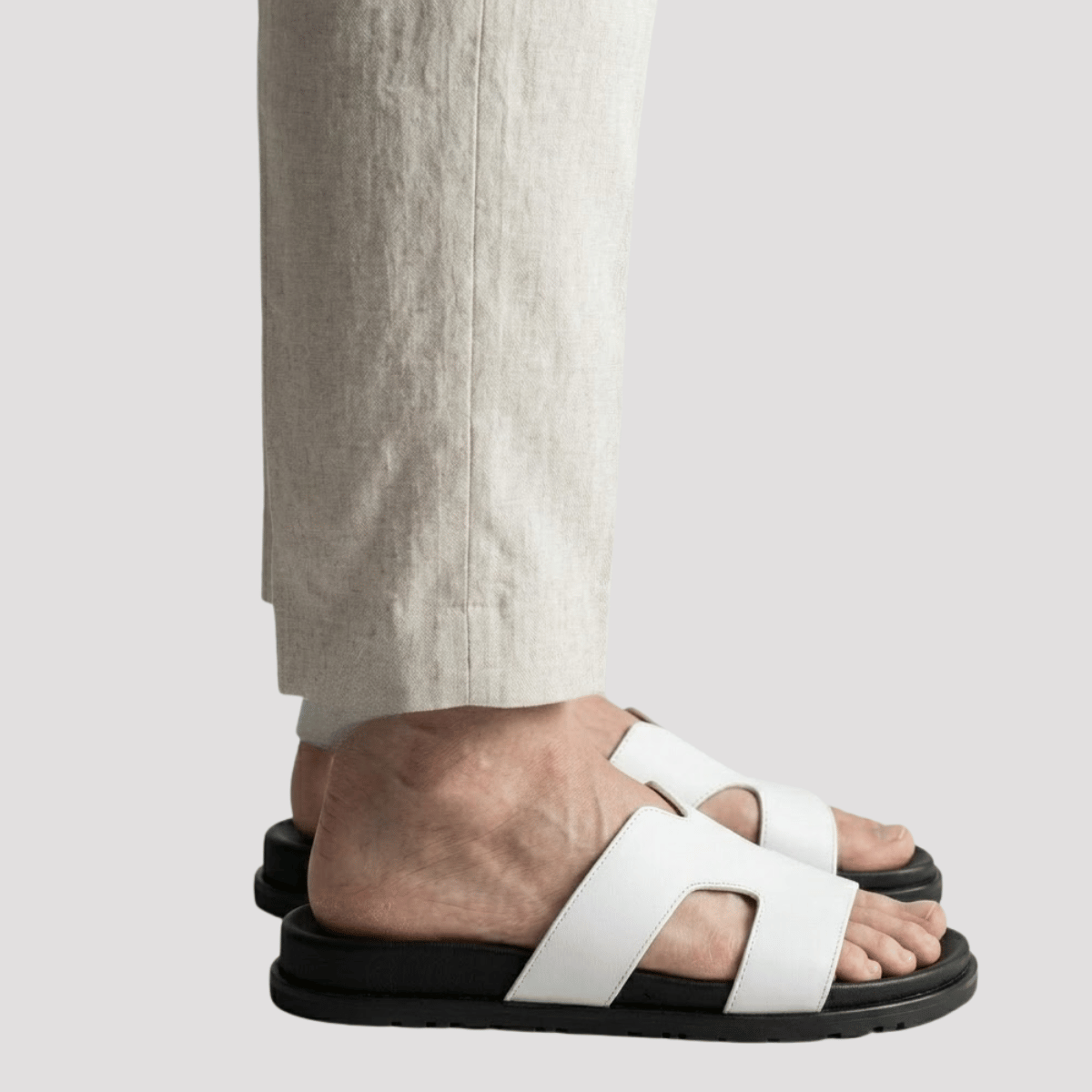 Sandália Papete Masculina Elegante