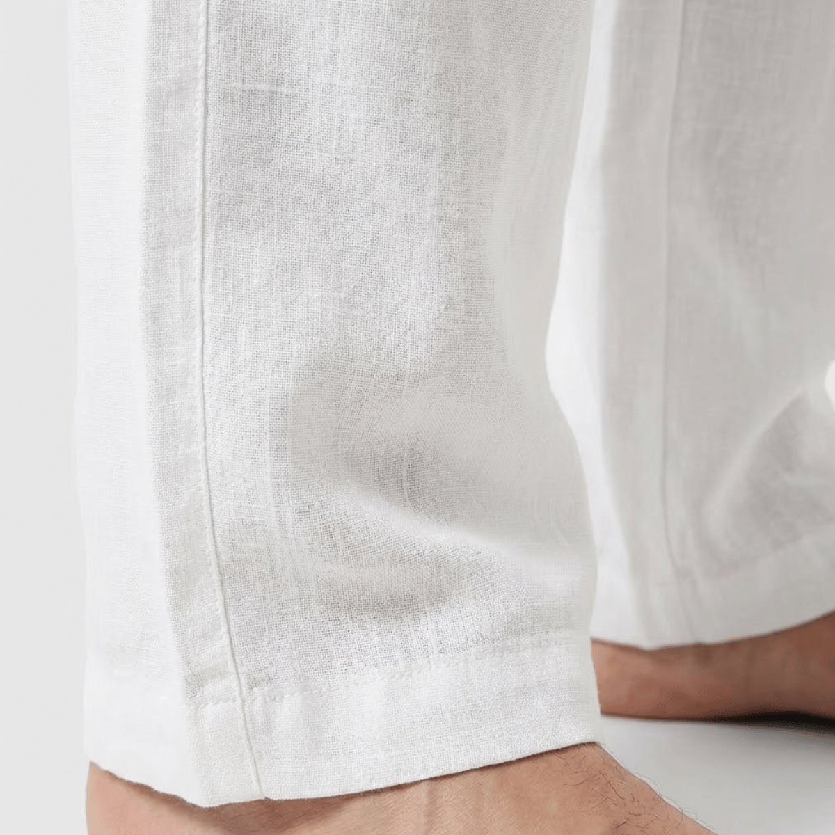 Calça de linho Masculina reta