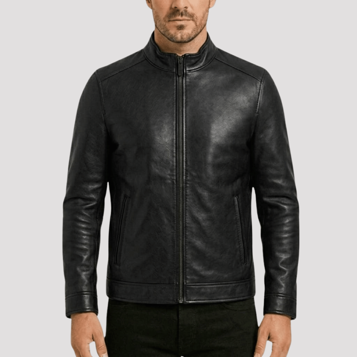 Jaqueta Masculina Motoqueiro com Zíper