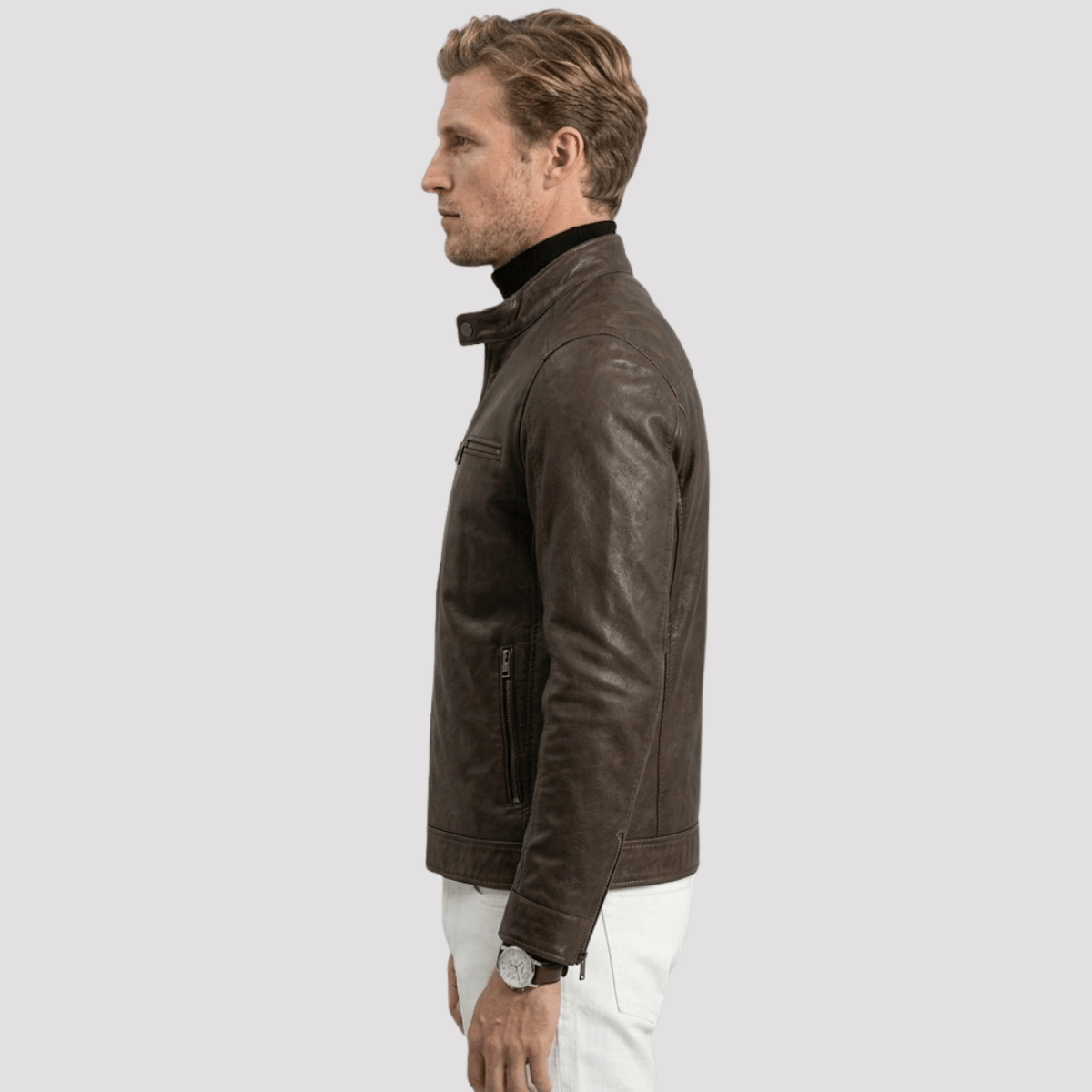 Jaqueta Motoqueiro Masculina Elegante