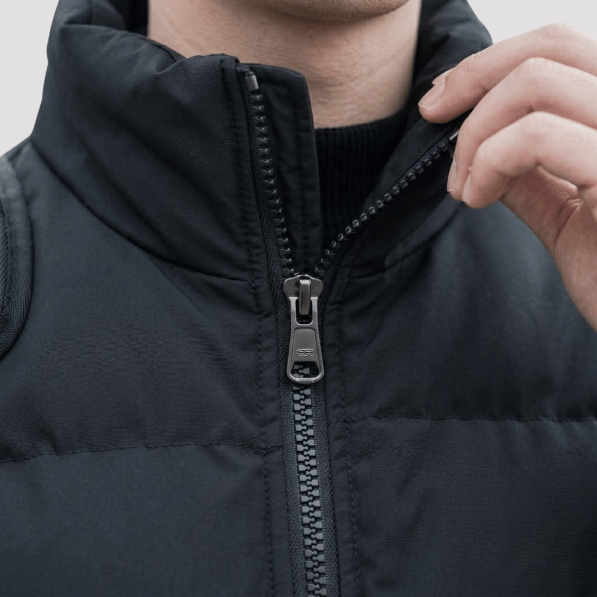 Jaqueta Masculina Puffer com Ziper