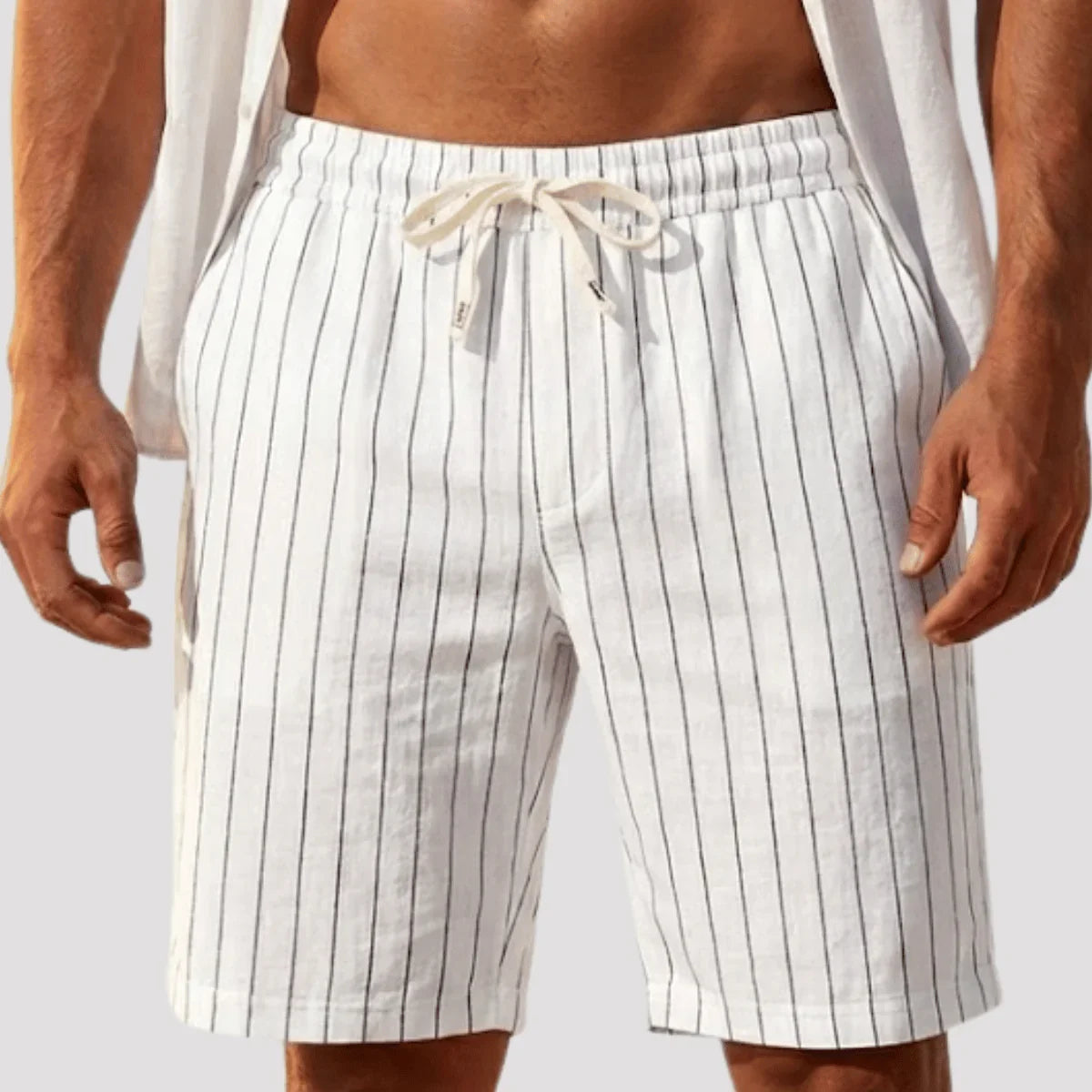 Bermuda Masculina Listrada Casual