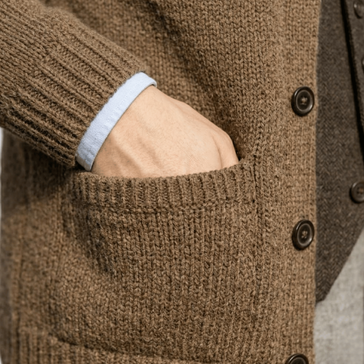 Cardigan Masculino de Tricot