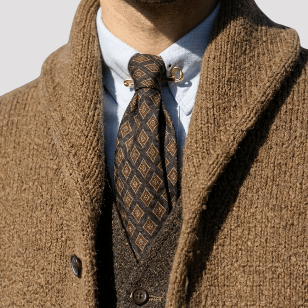 Cardigan Masculino de Tricot