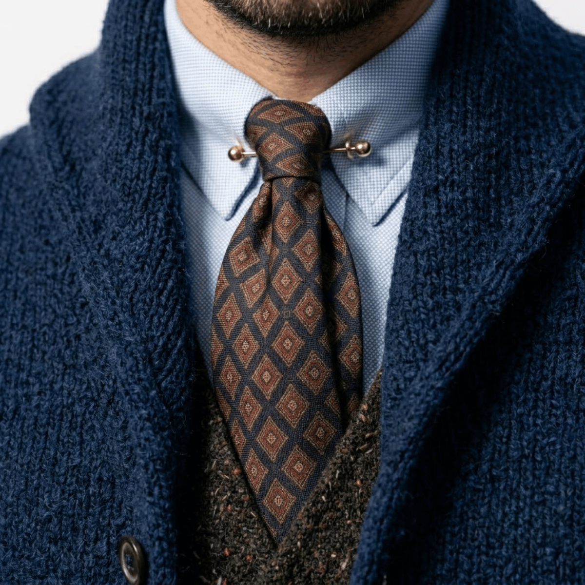 Cardigan Masculino de Tricot