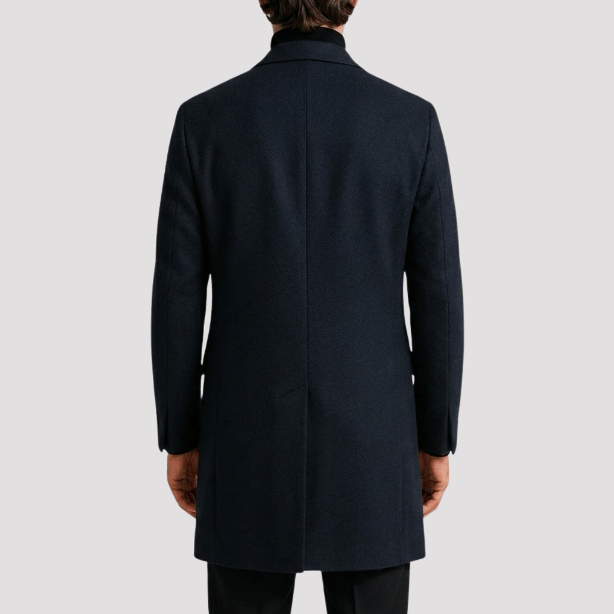 Sobretudo Masculino Longo Elegante