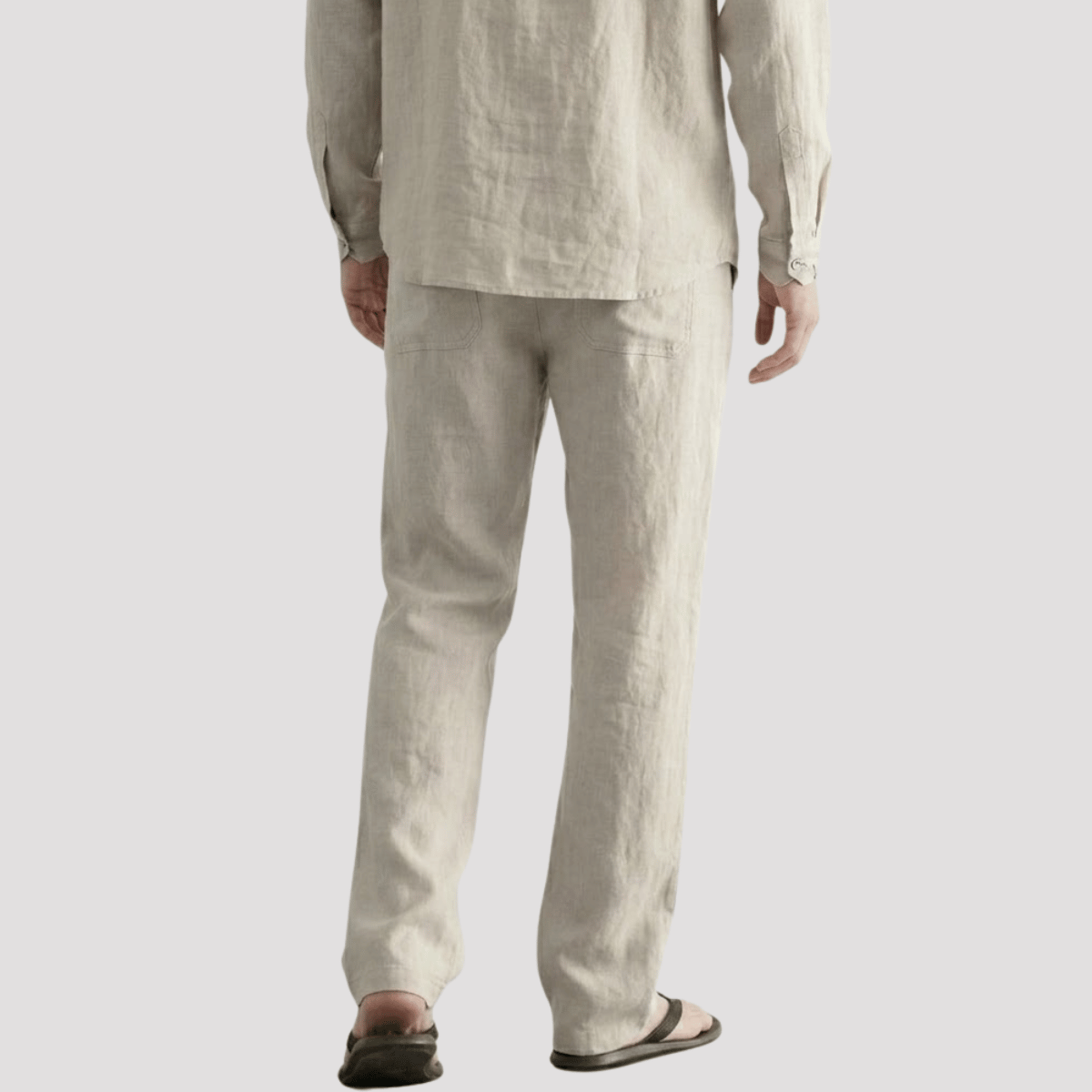 Calça de linho Masculina Slim Mônaco