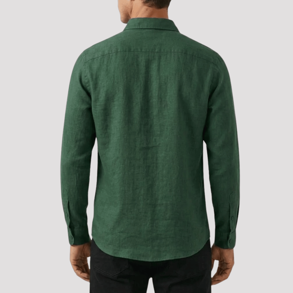 Camisa de Linho Masculina Manga Longa