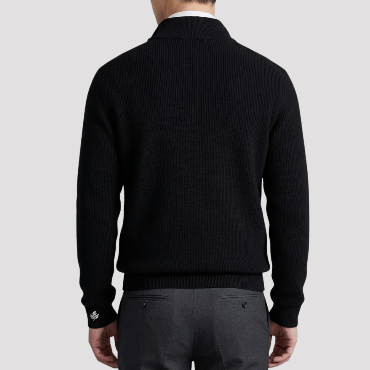 Cardigan Masculino de Tricot com Zíper