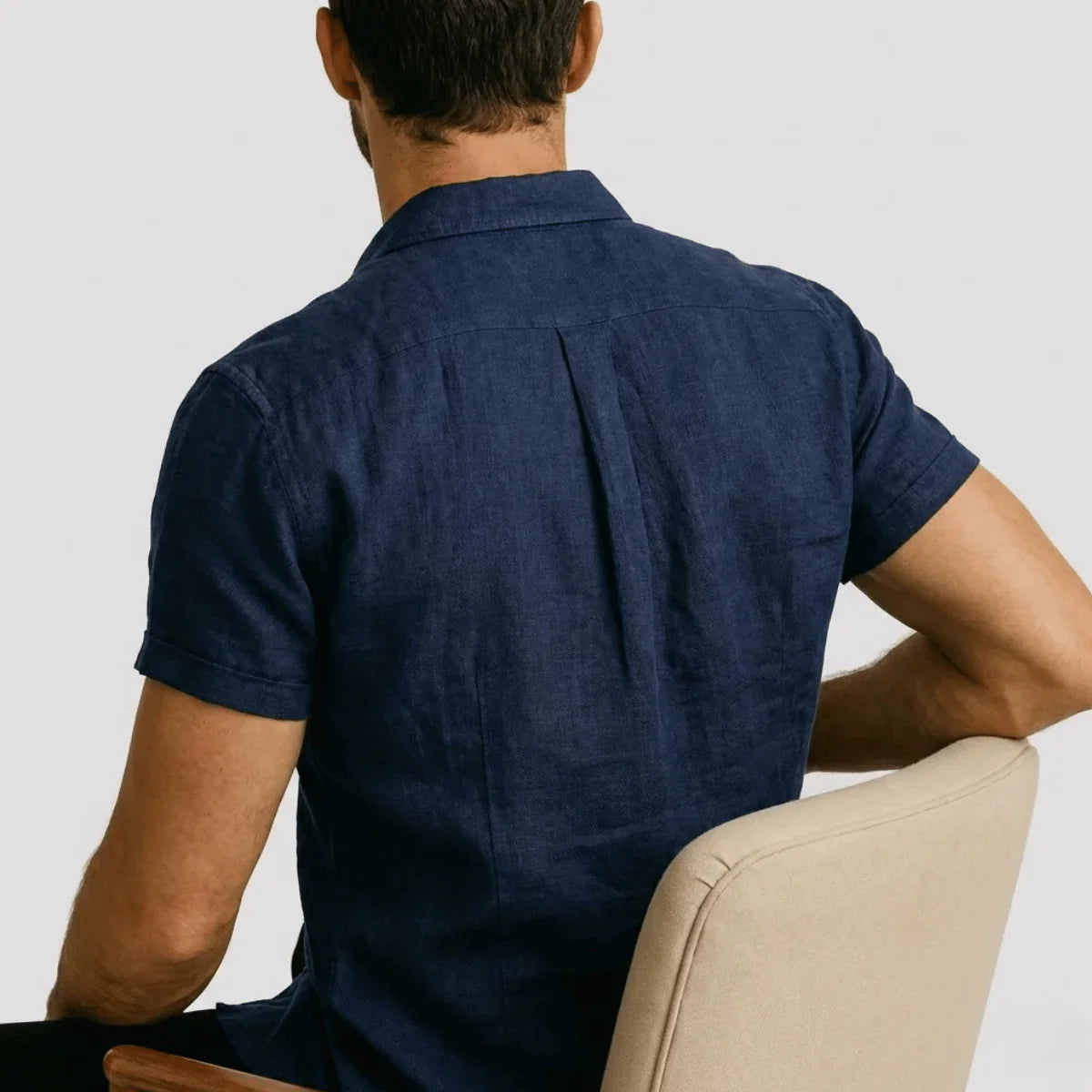 Camisa de Botão Manga Curta