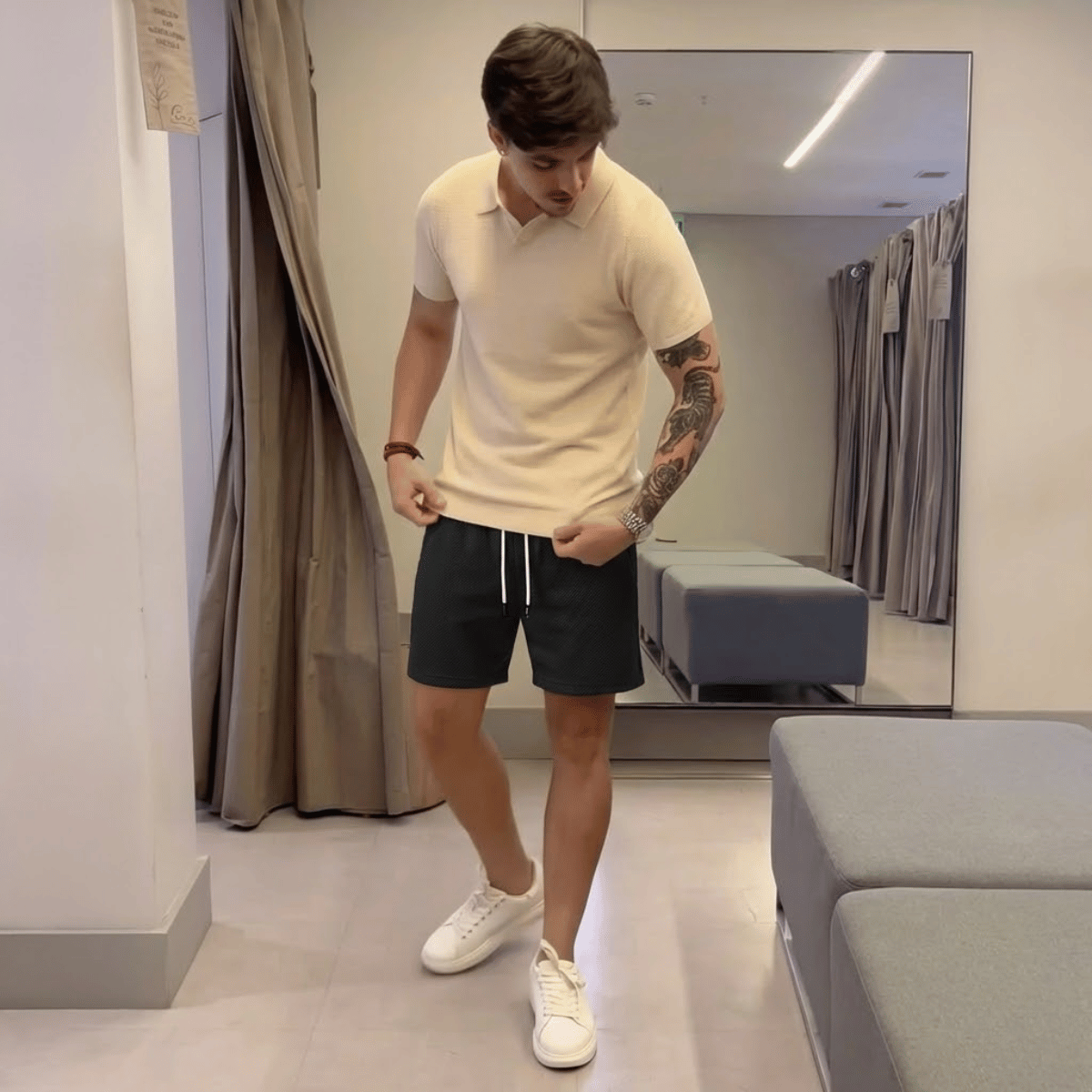 Bermuda Masculina Casual Leve
