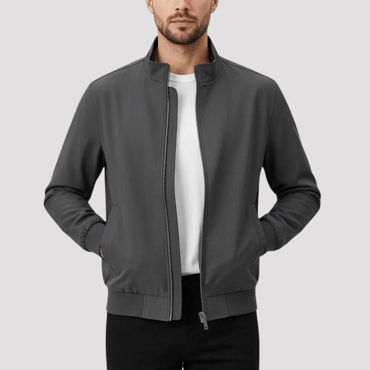 Jaqueta Bomber Masculina com Zíper